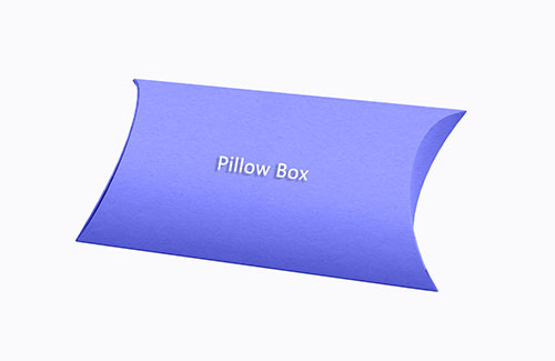 Fancy specialty paper pillow box